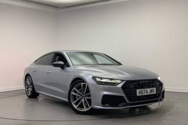 Audi A7 Sportback TFSI e 2.0 Black Edition 50 TFSI e quattro 299 PS S tronic Hatchback Hybrid Floret Silver Metallic