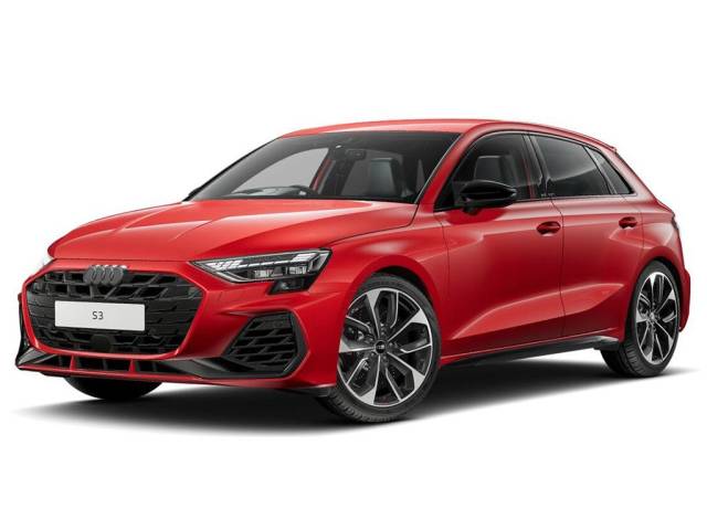 Audi S3 Sportback 2.0 AUDI S3 Sportback Black Edition TFSI 333 PS S tronic Sportback Petrol Progressive red, metallic