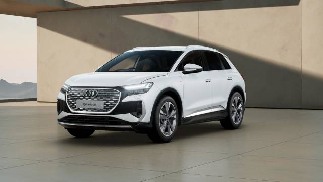 Audi Q4 e-tron AUDI Q4 S line 45 e-tron 210,00 kW SUV Electric Glacier white, metallic