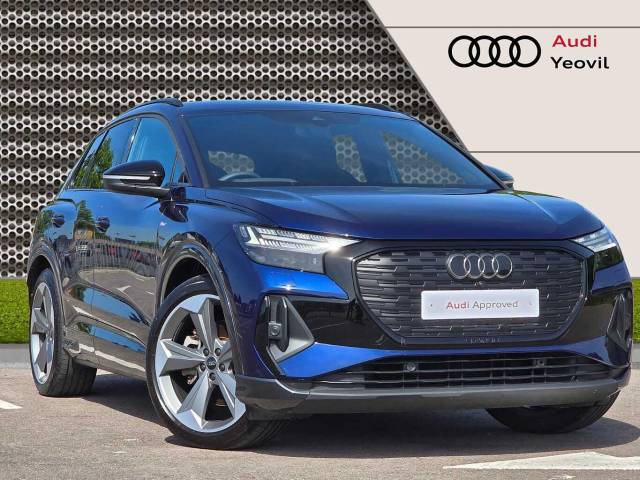 Audi Q4 e-tron Unclassified 4x4 vehicle Electric Navarra blue, metallic
