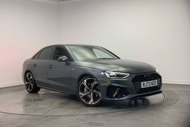 Audi A4 Saloon 2.0 (O) Black Edition 40 TFSI  204 PS S tronic Saloon Petrol Daytona Grey Pearl Effect