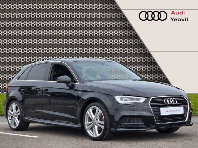 Audi A3 Sportback S line 1.5 TFSI cylinder on demand  150 PS 6-speed Hatchback Petrol Myth Black Metallic