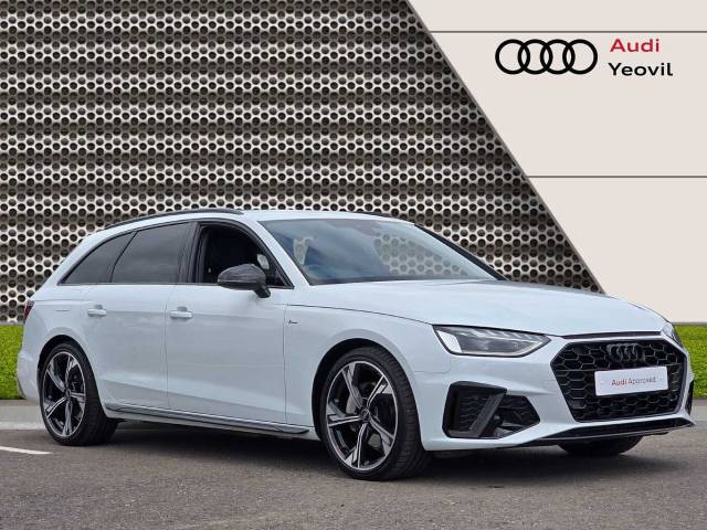 Audi A4 Avant 2.0 Avant Black Edition 40 TFSI  204 PS S tronic Estate Petrol Glacier White Metallic