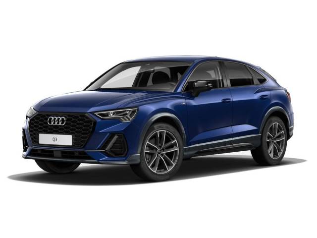 Audi Q3 Sportback 1.5 AUDI Q3 Sportback Black Edition 35 TFSI 150 PS S tronic SUV Petrol Navarra blue, metallic