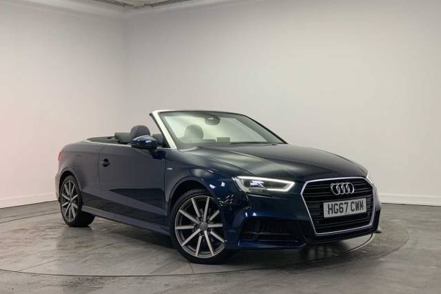Audi A3 Cabriolet S line 1.5 TFSI  150 PS S tronic Convertible Petrol Cosmos Blue, metallic