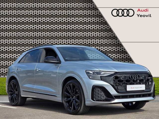 Audi Q8 3.0 SUV  Black Edition 50 TDI quattro 286 PS tiptronic 4x4 vehicle Diesel Satellite silver, metallic