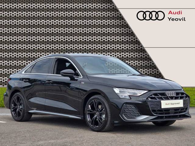 Audi A3 Saloon S line 30 TFSI  116 PS S tronic Saloon Petrol Mythos black, metallic