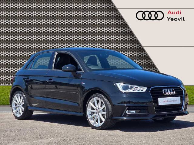 Audi A1 Sportback S line 1.4 TFSI cylinder on demand  150 PS S tronic Hatchback Petrol Myth Black Metallic