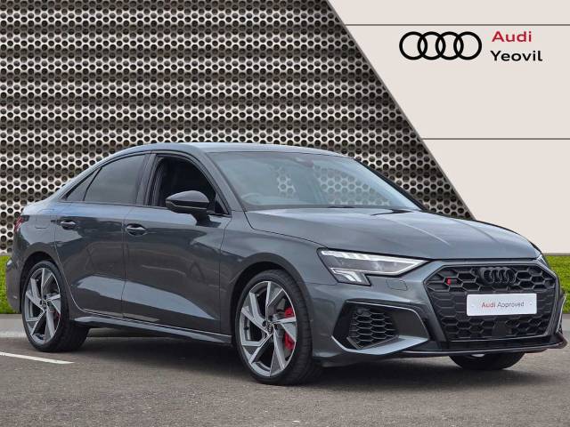 Audi S3 Saloon 2.0 Black Edition TFSI  310 PS S tronic Saloon Petrol Daytona Grey Pearl Effect