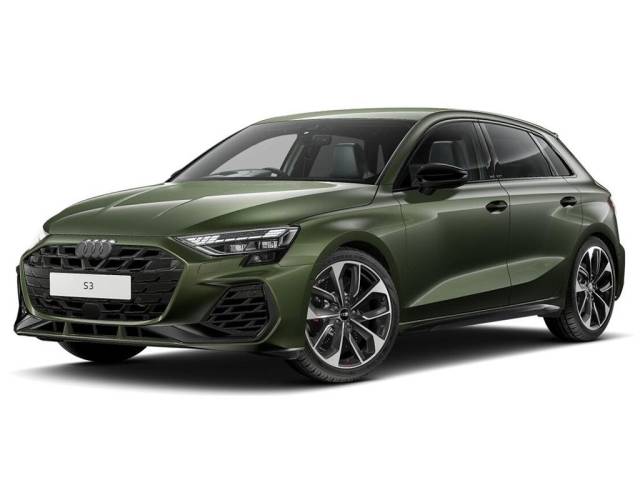 Audi S3 Sportback 2.0 AUDI S3 Sportback Black Edition TFSI 333 PS S tronic Sportback Petrol District green, metallic