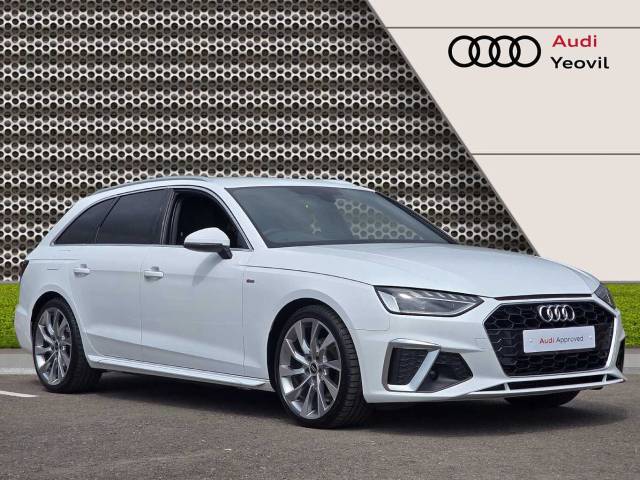 Audi A4 Avant 2.0 Avant S line 35 TFSI  150 PS S tronic Estate Petrol Ibis White