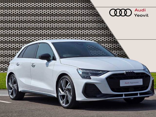 Audi A3 Sportback 1.5 Black Edition 35 TFSI  150 PS S tronic Hatchback Petrol Arkona white, solid