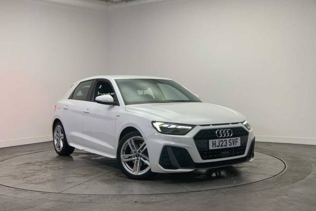Audi A1 Sportback 1.0 S line 30 TFSI  110 PS 6-speed Hatchback Petrol Cortina White