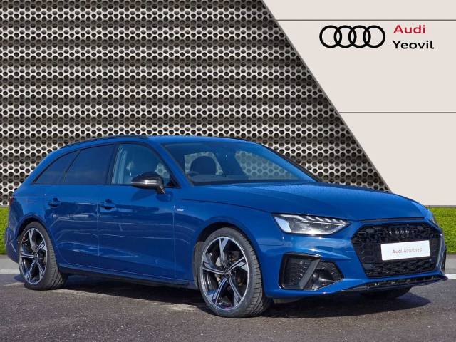 Audi A4 Avant 2.0 Avant Black Edition 40 TFSI  204 PS S tronic Estate Petrol Ascari Blue Metallic