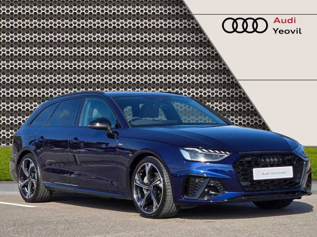 Audi A4 Avant 2.0 Avant Black Edition 40 TFSI  204 PS S tronic Estate Petrol Navarra Blue Metallic