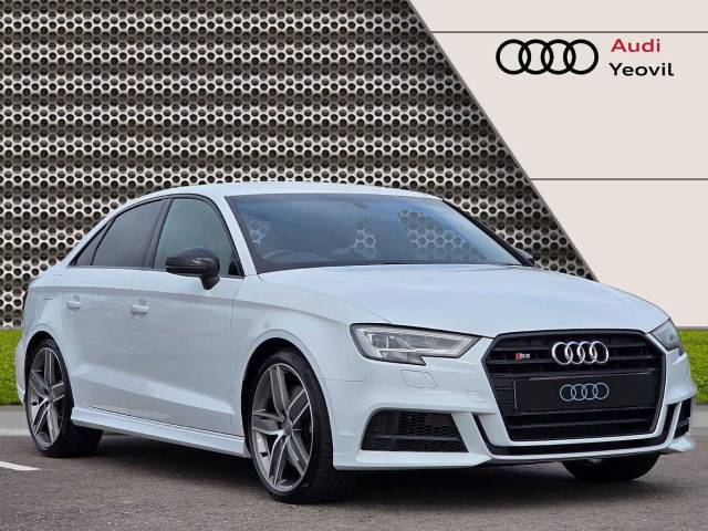 Audi S3 Saloon Black Edition 2.0 TFSI quattro 310 PS S tronic Saloon Petrol Glacier White Metallic