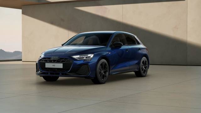 Audi A3 Sportback AUDI A3 Sportback Black Edition TFSI e 204 PS S tronic Sportback Plug-in Hybrid Navarra blue, metallic