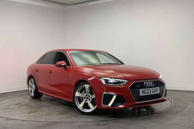 Audi A4 Saloon 2.0 S line 40 TDI quattro 204 PS S tronic Saloon Diesel Tango Red Metallic