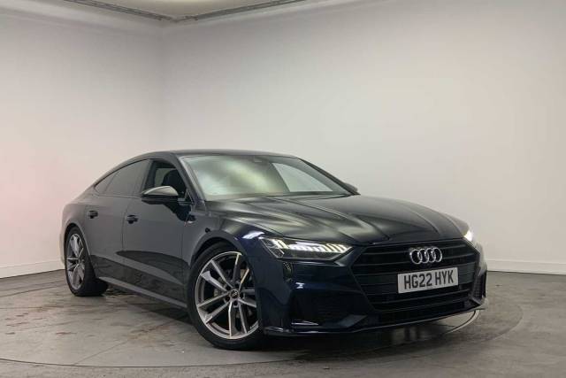 Audi A7 Sportback 2.0 Black Edition 40 TDI  204 PS S tronic Hatchback Diesel Firmament Blue Metallic