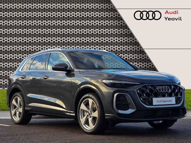 Audi Q5 2.0 SUV S line e-hybrid quattro 299 PS S tronic 4x4 vehicle Hybrid Volcano grey, metallic