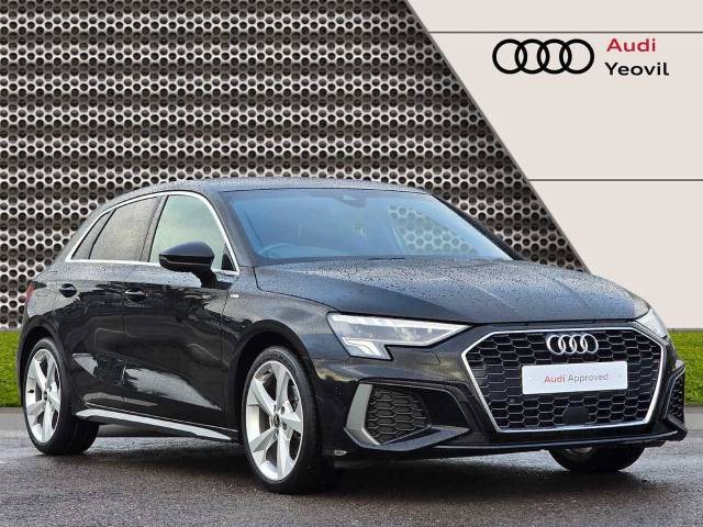 Audi A3 Sportback 1.5 S line 35 TFSI  150 PS 6-speed Hatchback Petrol Mythos black, metallic