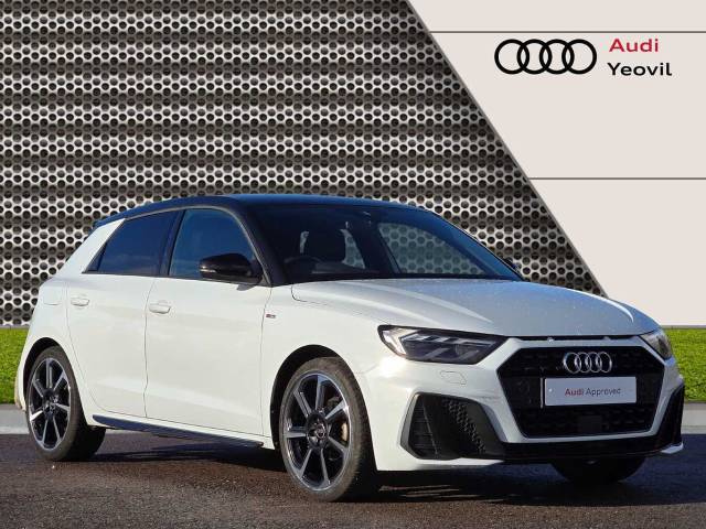 Audi A1 Sportback 1.0 Black Edition 25 TFSI  95 PS 5-speed Hatchback Petrol Glacier White Metallic