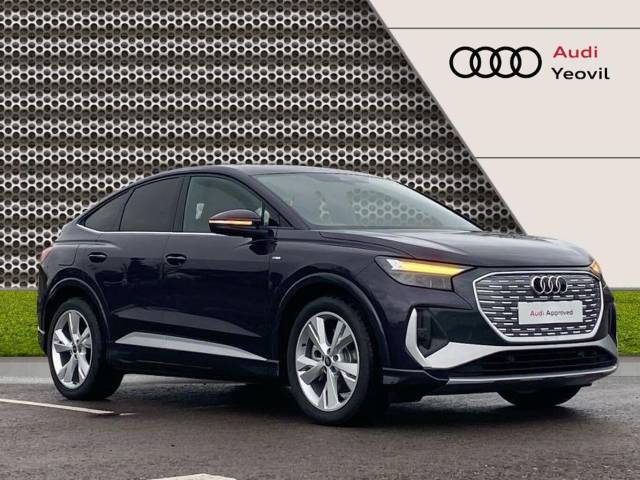 Audi Q4 Sportback e-tron Q4 Sportback S line 45 e-tron  210,00 kW 4x4 vehicle Electric Aurora violet, metallic