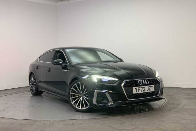 Audi A5 Sportback 2.0 S line 40 TFSI  204 PS S tronic Hatchback Petrol Mythos black, metallic