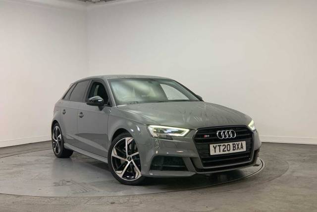 Audi S3 Sportback 2.0 Black Edition TFSI  300 PS S tronic Hatchback Petrol Quantum Grey