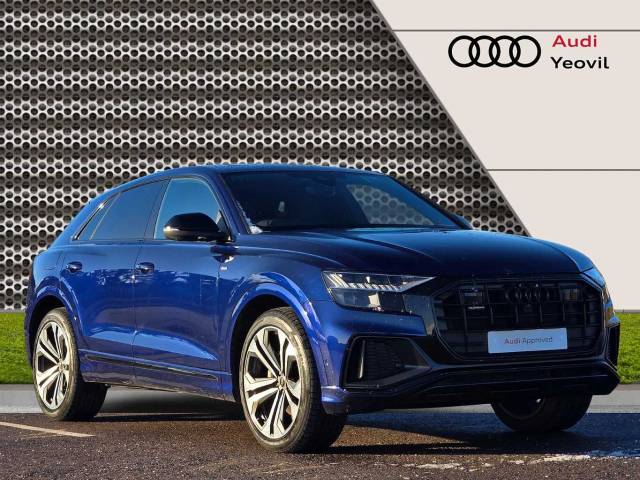 Audi Q8 3.0 Vorsprung 50 TDI quattro 286 PS tiptronic 4x4 vehicle Diesel Navarra Blue Metallic