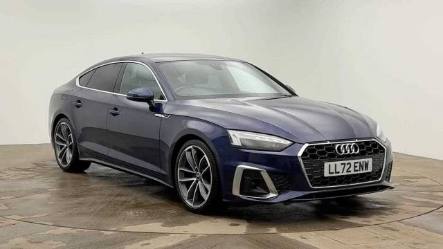 Audi A5 Sportback 2.0 S line 35 TDI  163 PS S tronic Hatchback Diesel Navarra blue, metallic