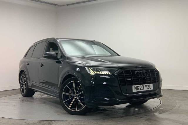 Audi Q7 3.0 Black Edition 50 TDI quattro 286 PS tiptronic 4x4 vehicle Diesel Mythos black, metallic