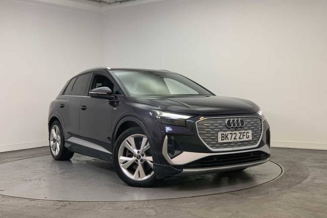 Audi Q4 e-tron Q4  S line 40 e-tron  150,00 kW 4x4 vehicle Electric Aurora violet, metallic