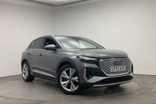 Audi Q4 e-tron Q4  S line 40 e-tron  150,00 kW 4x4 vehicle Electric Typhoon grey, metallic