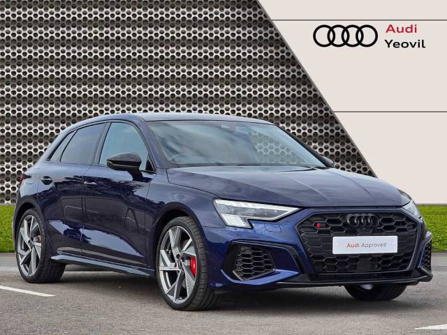Audi S3 Sportback 2.0 Black Edition TFSI  310 PS S tronic Hatchback Petrol Navarra blue, metallic