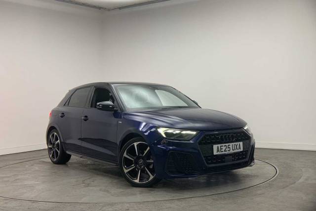Audi A1 Sportback 1.5 Black Edition 35 TFSI  150 PS S tronic Hatchback Petrol Navarra blue, metallic