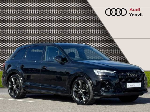 Audi Q7 3.0 SUV  Black Edition 55 TFSI quattro 340 PS tiptronic 4x4 vehicle Petrol Mythos Black Metallic