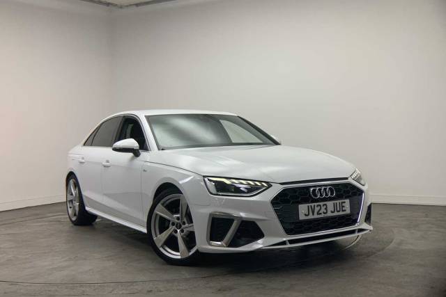 Audi A4 Saloon 2.0 S line 35 TFSI  150 PS S tronic Saloon Petrol Arkona white, solid
