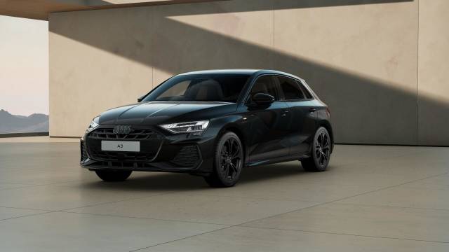 Audi A3 Sportback 1.5 AUDI A3 Sportback Black Edition TFSI e 204 PS S tronic Sportback Plug-in Hybrid Mythos black, metallic