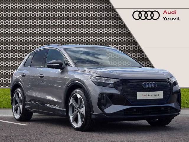 Audi Q4 e-tron Q4  Black Edition 40 e-tron  150,00 kW 4x4 vehicle Electric Typhoon grey, metallic