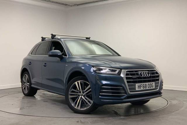 Audi Q5 S line 2.0 TDI quattro 190 PS S tronic 4x4 vehicle Diesel Utopia Blue Metallic