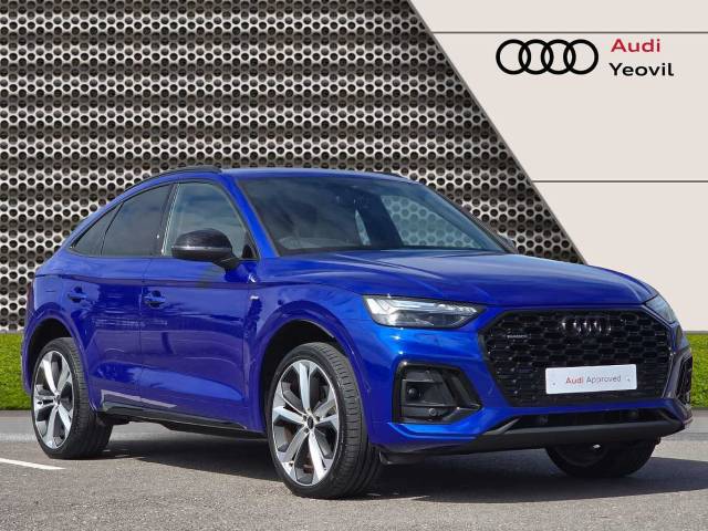 Audi Q5 Sportback 2.0 Black Edition 40 TDI quattro 204 PS S tronic 4x4 vehicle Diesel Ultra blue, metallic