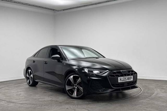 Audi A3 Saloon 1.5 Black Edition 35 TFSI  150 PS S tronic Saloon Petrol Mythos black, metallic