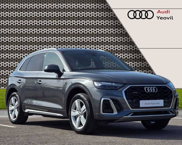 Audi Q5 TFSI e 2.0 S line 50 TFSI e quattro 299 PS S tronic 4x4 vehicle Hybrid Daytona Grey Pearlescent