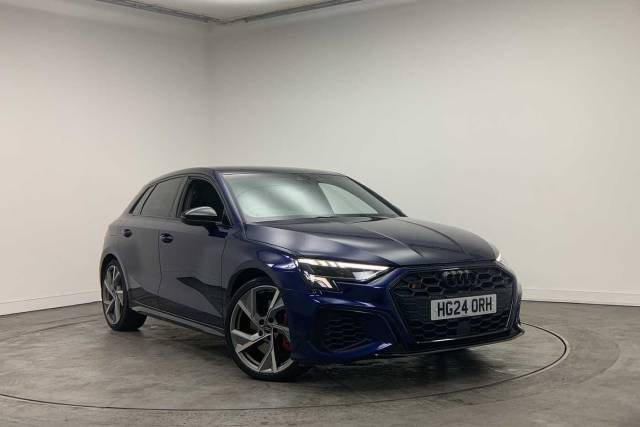 Audi S3 Sportback 2.0 Black Edition TFSI  310 PS S tronic Hatchback Petrol Navarra blue, metallic