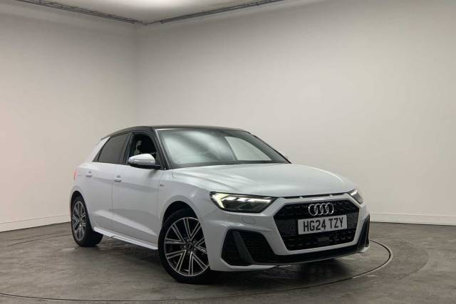 Audi A1 Sportback 1.0 S line 25 TFSI  95 PS S tronic Hatchback Petrol Glacier White Metallic