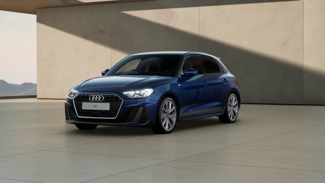 Audi A1 Sportback AUDI A1 Sportback S line 25 TFSI 95 PS S tronic Sportback Petrol Navarra blue, metallic Mythos