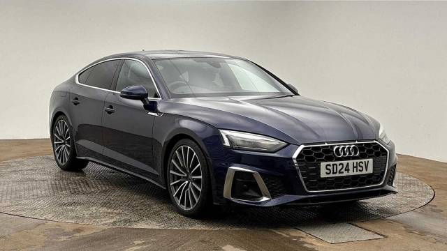 Audi A5 Sportback 2.0 S line 40 TFSI  204 PS S tronic Hatchback Petrol Navarra Blue Metallic