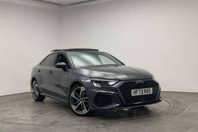 Audi A3 Saloon 1.5 Black Edition 35 TFSI  150 PS S tronic Saloon Petrol Daytona Grey Pearl Effect