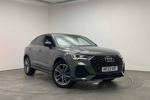 Audi Q3 Sportback 1.5 Black Edition 35 TFSI  150 PS 6-speed 4x4 vehicle Petrol Chronos grey, metallic